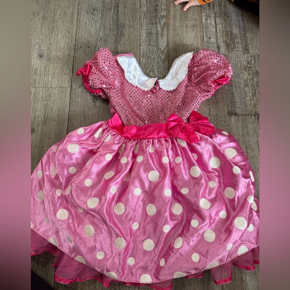 Pink Polka Dot Kids Costume Minnie Mouse costume